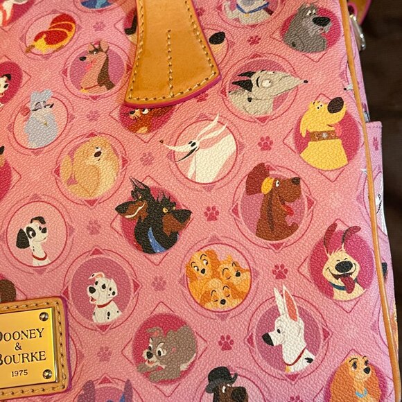 Dooney & Bourke Disney Dogs Satchel Bag - Picture 3 of 16
